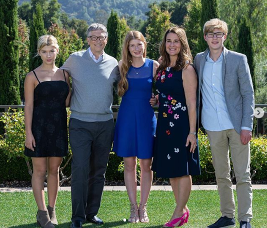 Gates family photo - enlarge
